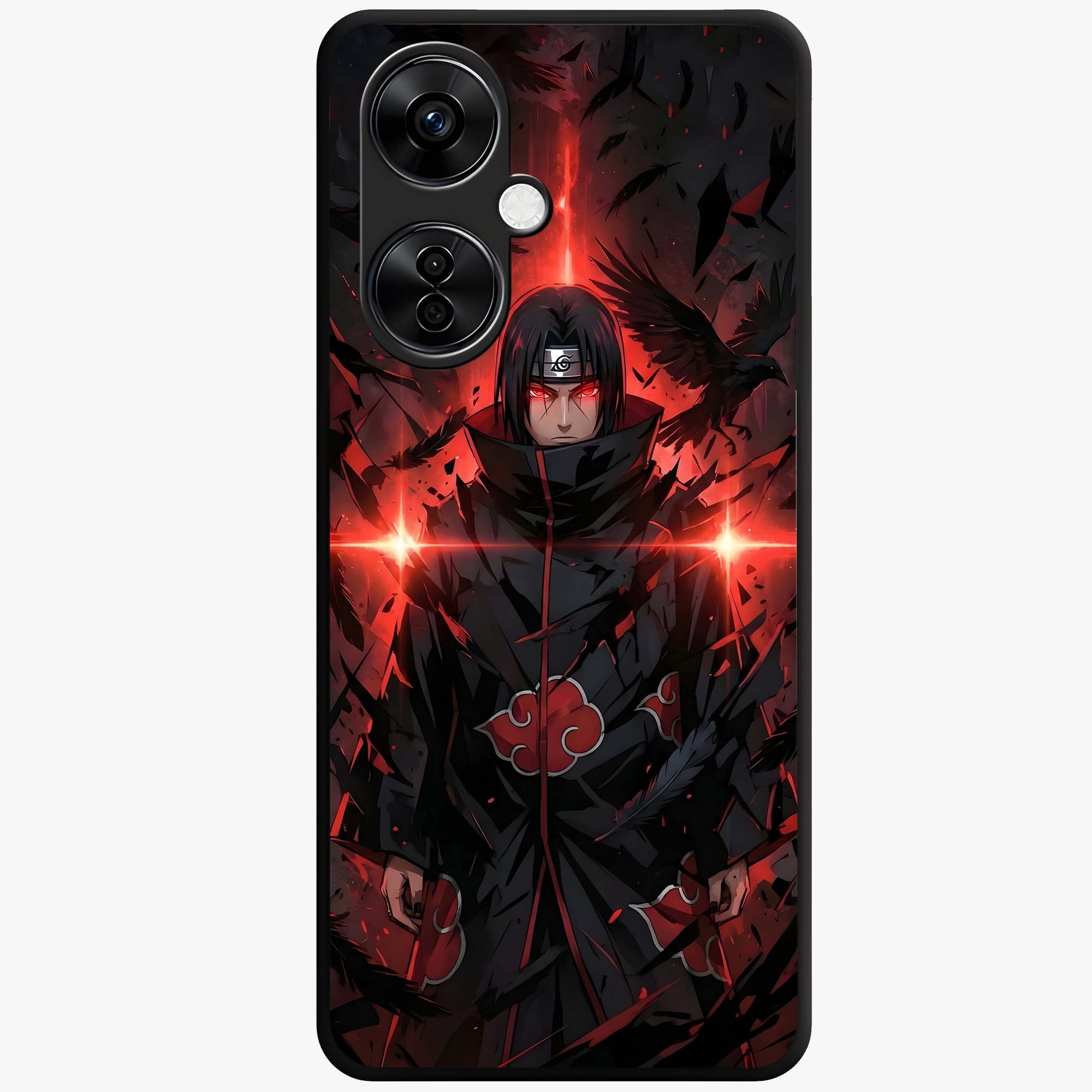 Focused Blade Discipline Glass Case for 1+Nord CE 3 Lite bold front view featuring sharp blade inspired artistic artwork