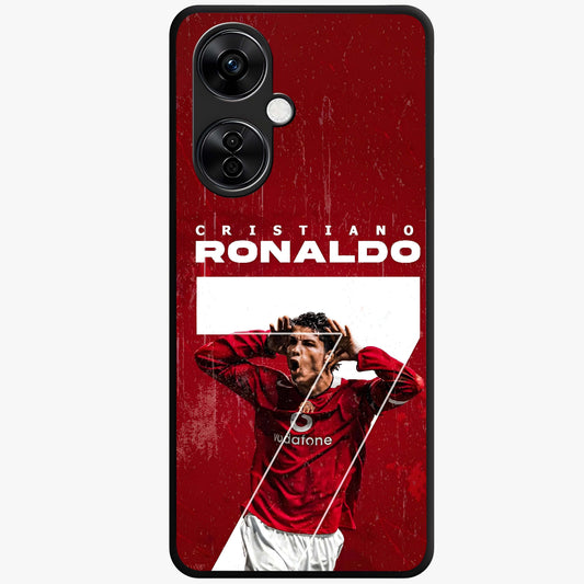 Goal Celebration Legacy Glass Case for 1+Nord CE 3 Lite energetic front view featuring sports inspired celebration artwork