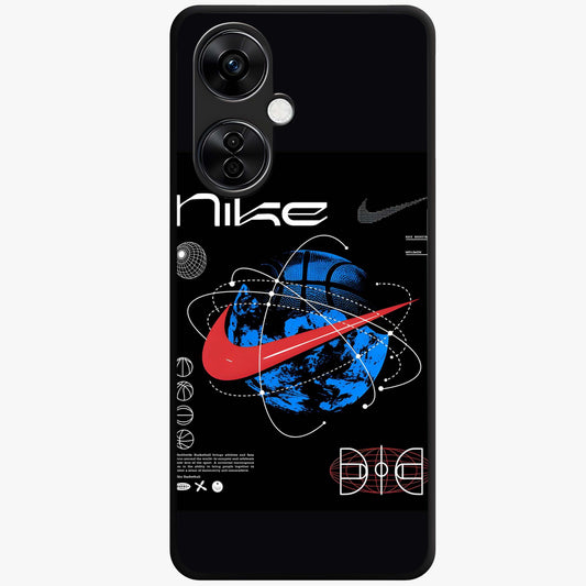 Gravity Sports Fusion Glass Case for 1+Nord CE 3 Lite dynamic front view featuring bold sports inspired fusion artwork