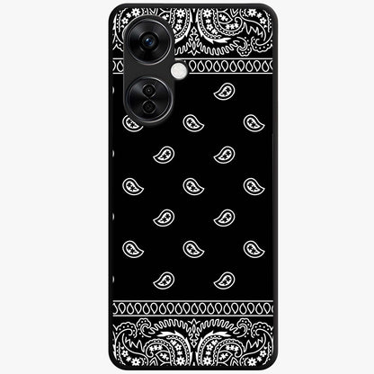 Retro Rebel Threads Glass Case for 1+Nord CE 3 Lite stylish front view featuring vintage inspired graphic artwork