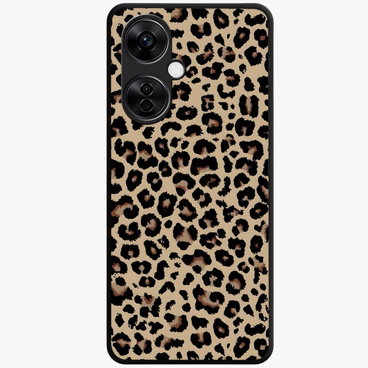 Savage Chic Pattern Glass Case for 1+Nord CE 3 Lite stylish front view featuring bold patterned artwork with edgy vibe