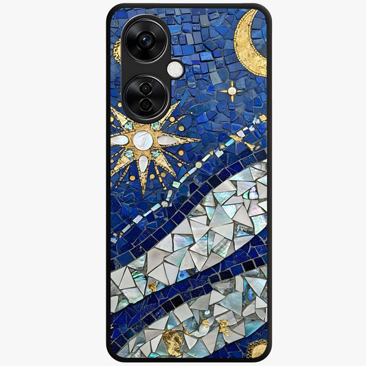 Serene Crane Flight Glass Case for 1+Nord CE 3 Lite graceful front view featuring crane bird artwork in calm tones