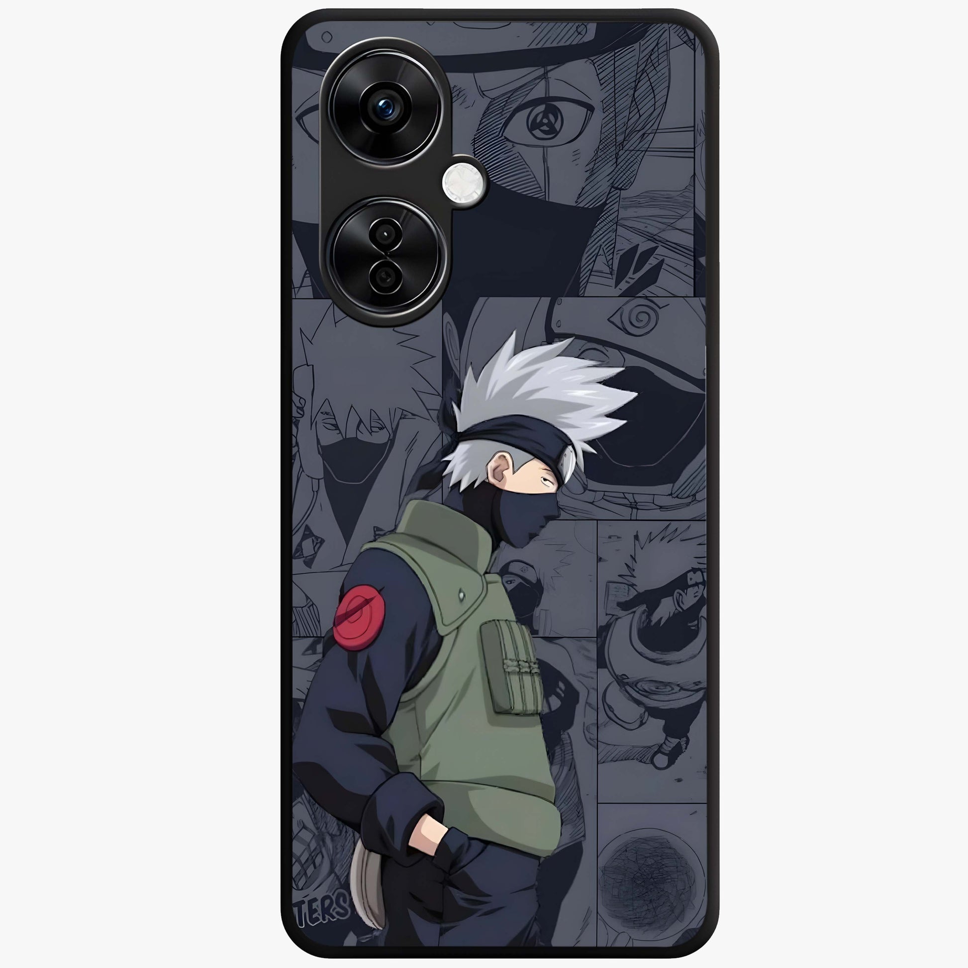 Silent Tactical Master Glass Case for 1+Nord CE 3 Lite powerful front view featuring stealth tactical inspired artwork