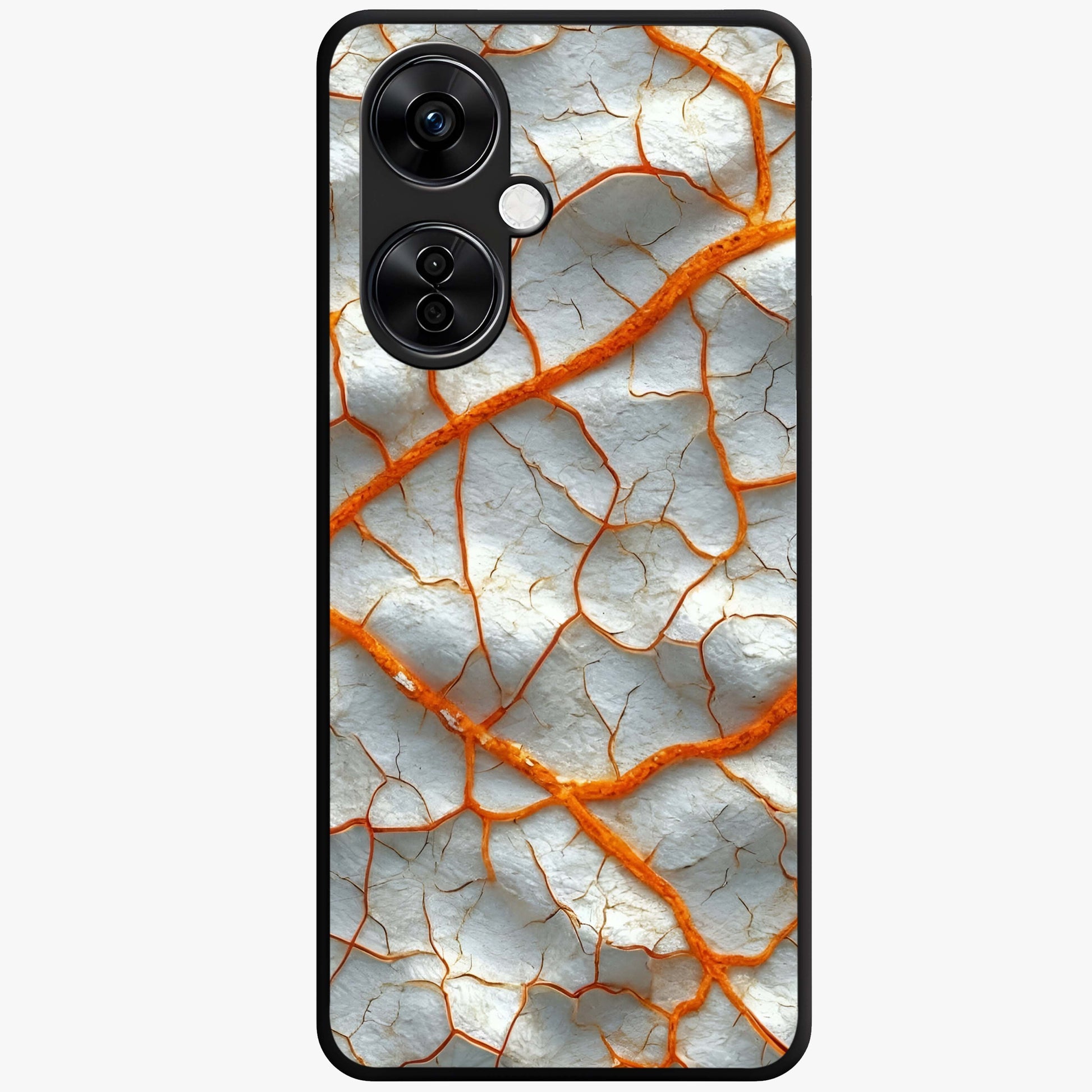 Snarl Zone Buzz Glass Case for 1+Nord CE 3 Lite edgy front view featuring bold aggressive themed artwork