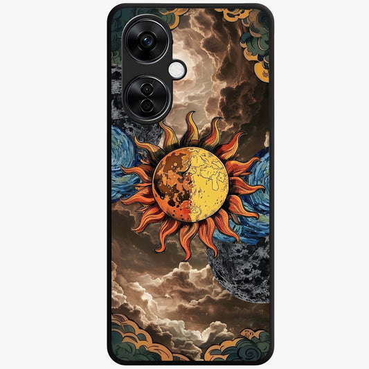 Sun Kissed Valley Glass Case for 1+Nord CE 3 Lite scenic front view featuring glowing valley landscape artwork