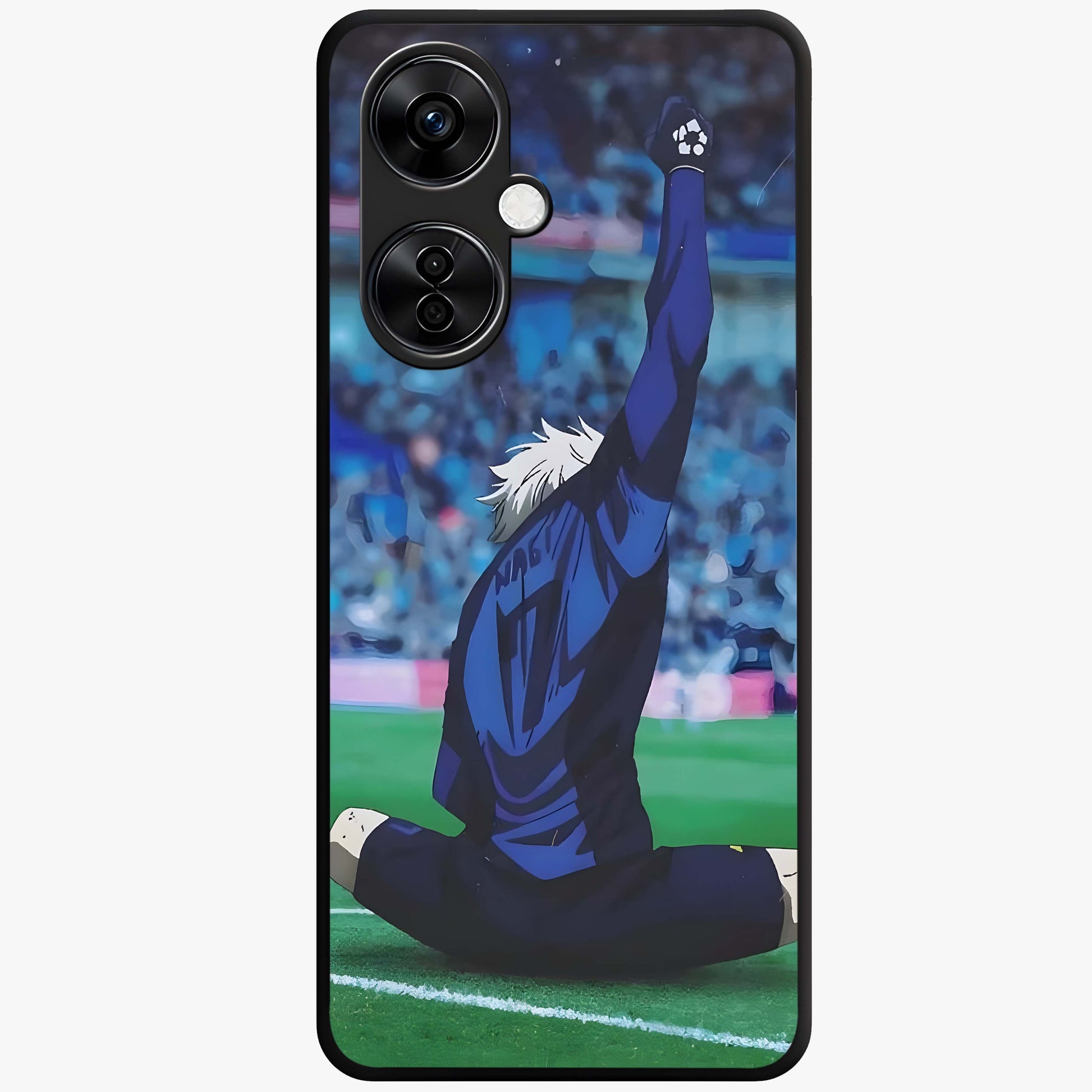 Victory Silence Anthem Glass Case for 1+Nord CE 3 Lite bold front view featuring powerful motivational themed artwork