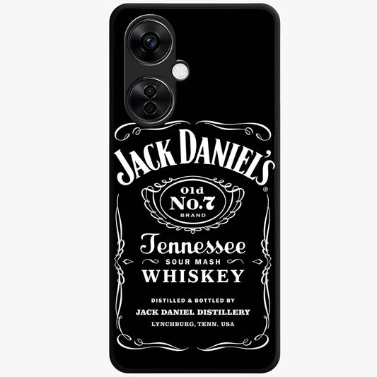 Vintage Whiskey Heritage Glass Case for 1+Nord CE 3 Lite bold front view featuring classic whiskey label inspired artwork