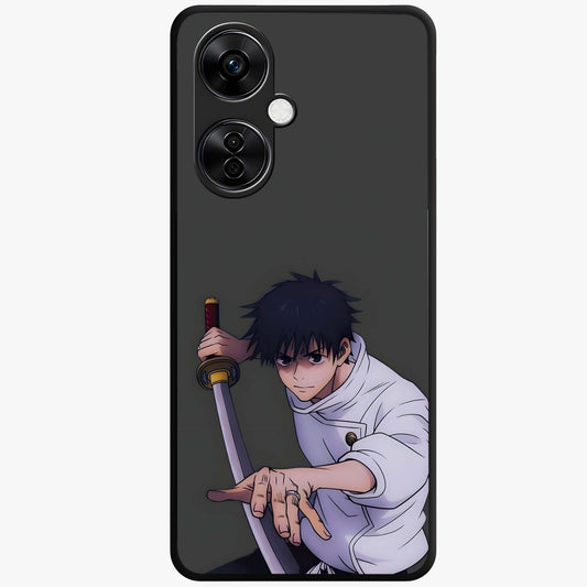 Void Silence Aesthetic Glass Case for 1+Nord CE 3 Lite minimalist front view featuring dark abstract artwork with subtle tones