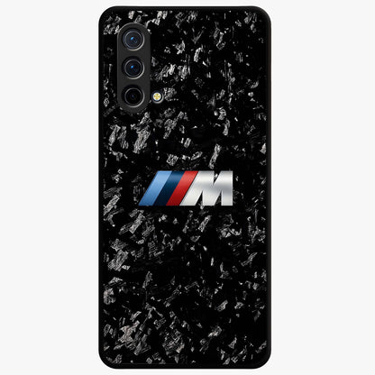 Carbon Speed Mark Glass Case showing flat back view with sporty carbon pattern artwork and glossy glass finish.