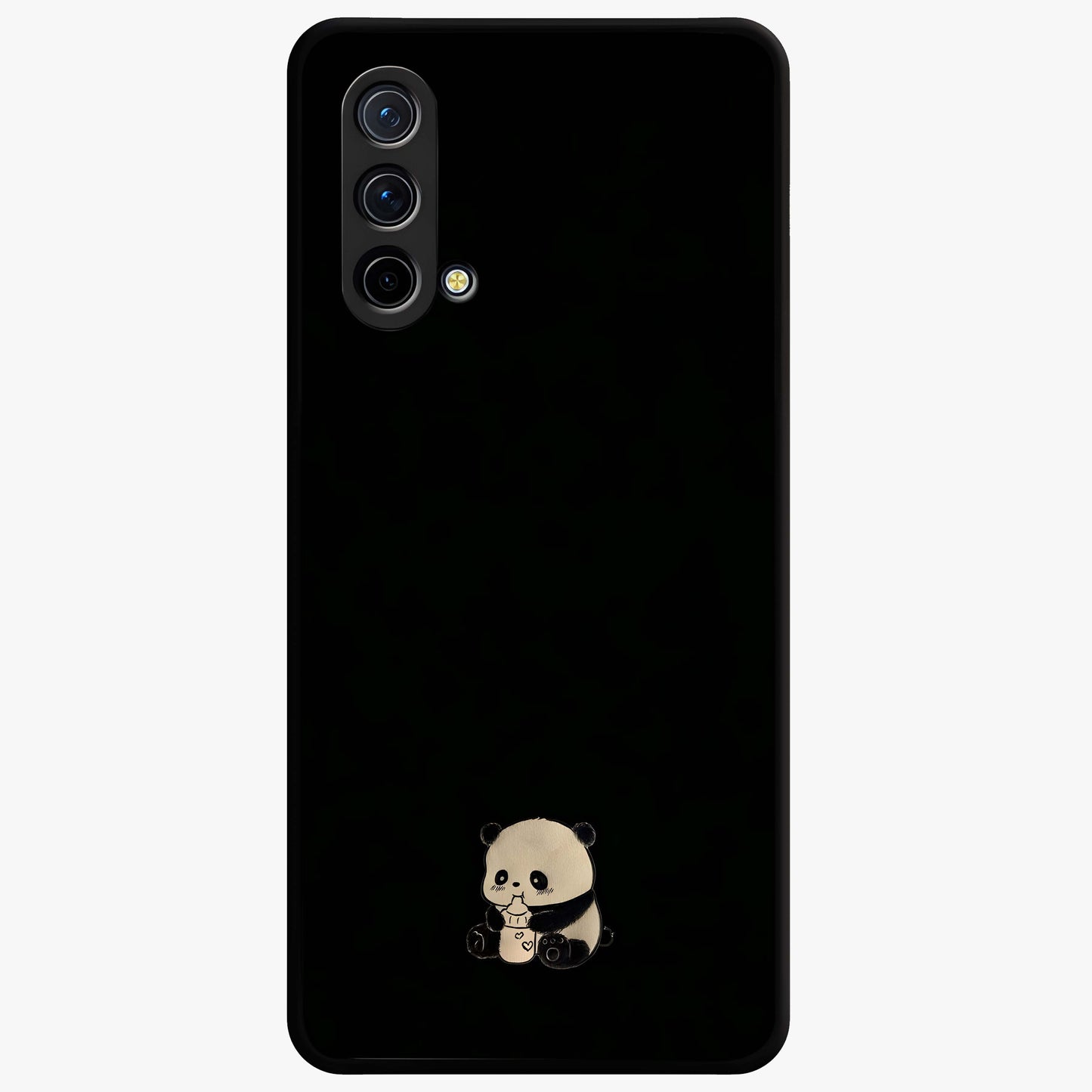 Midnight Racing Legacy Glass Case showing flat back view with sleek racing inspired artwork and glossy glass finish.