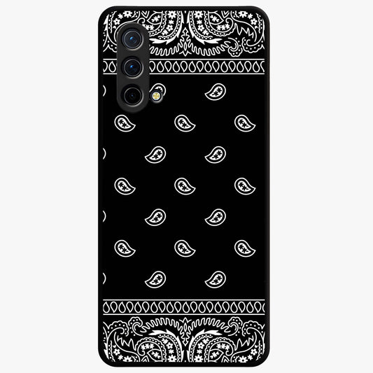 Retro Rebel Threads Glass Case showing flat back view with vintage street style artwork and glossy glass finish.