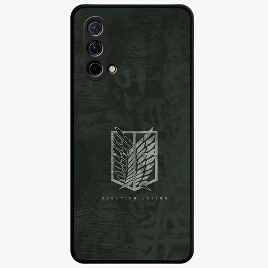 Wings Of Freedom Glass Case showing flat back view with symbolic wings artwork and glossy glass finish.