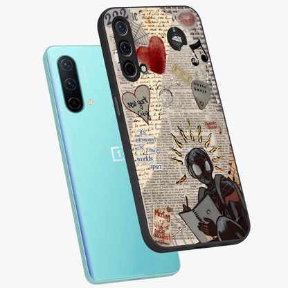 City Dream Sketch Glass Case displayed in angled mockup highlighting minimal city illustration with aesthetic sketch style.