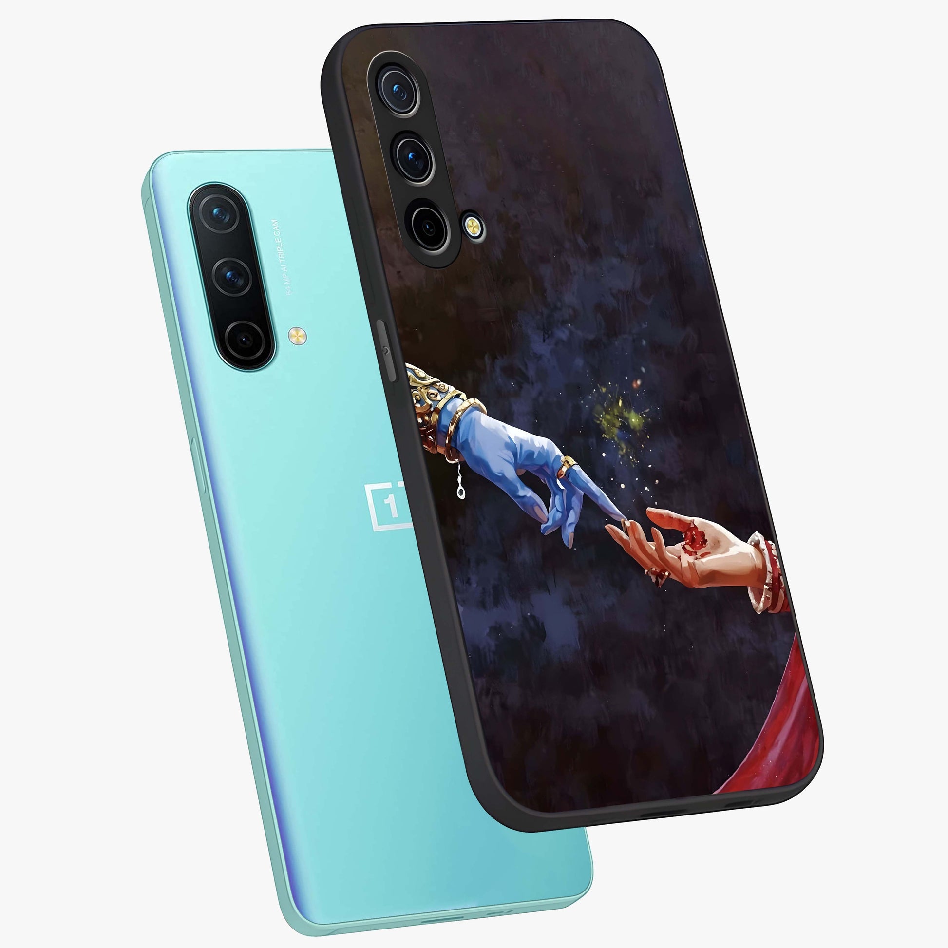 Divine Touch Eternal Glass Case displayed in angled mockup highlighting elegant divine inspired design with calm aesthetic style.