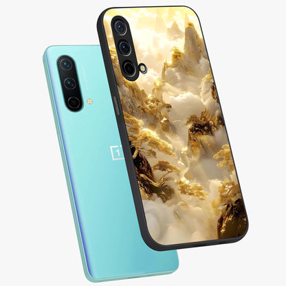 Gates Of Illumination Glass Case displayed in angled mockup highlighting radiant portal inspired design with fantasy aesthetic.