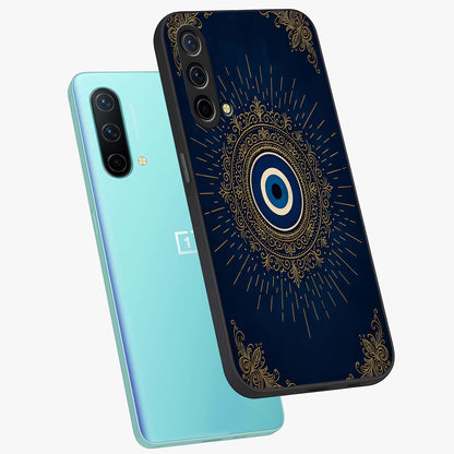 Golden Celestial Charm Glass Case displayed in angled mockup highlighting sparkling cosmic charm design with celestial aesthetic.