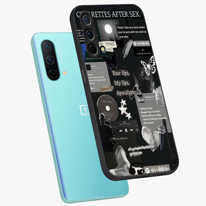 Midnight Love Echo Glass Case displayed in angled mockup highlighting elegant love inspired design with deep aesthetic style.