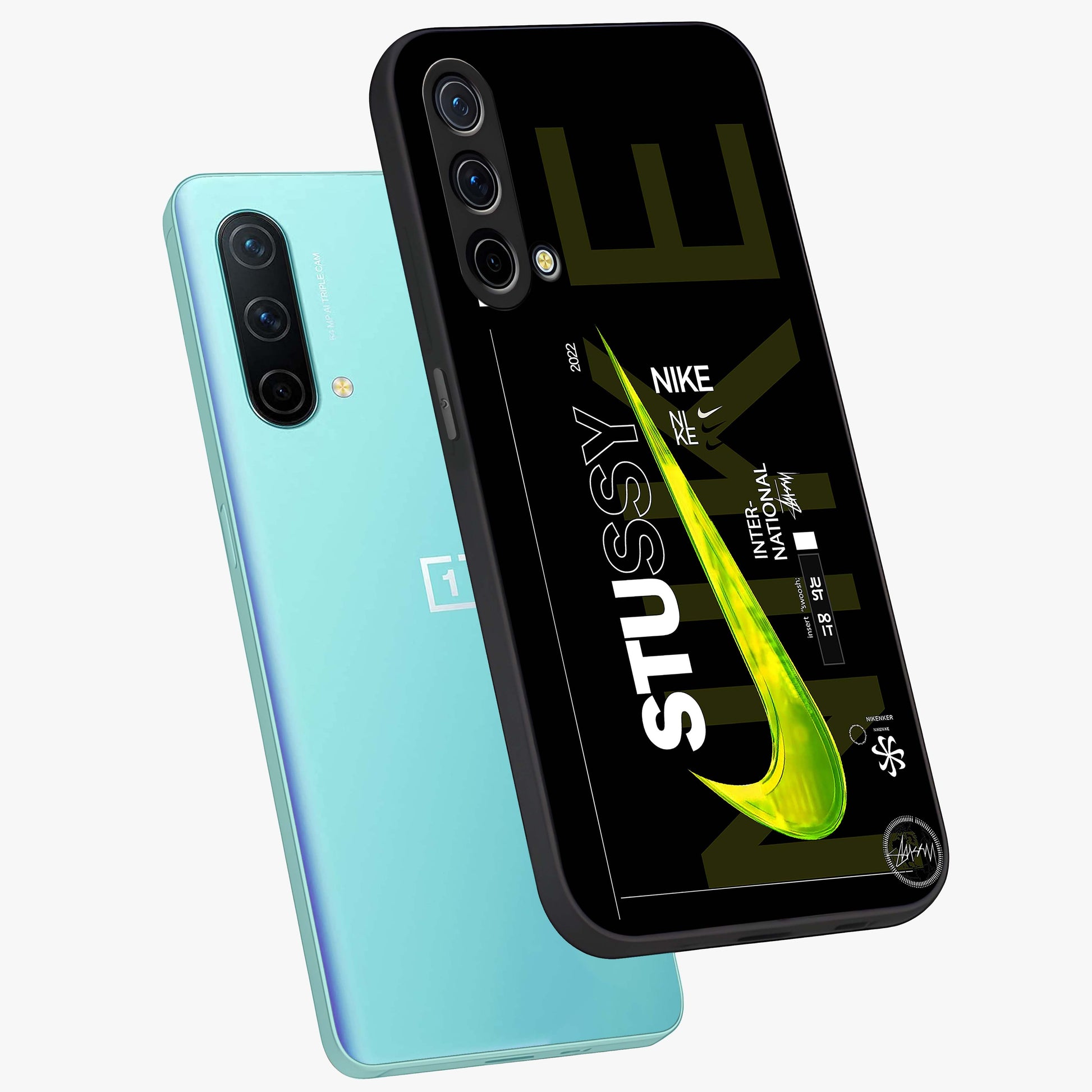 Neon Street Edition Glass Case displayed in angled mockup highlighting vibrant urban design with bold street aesthetic.