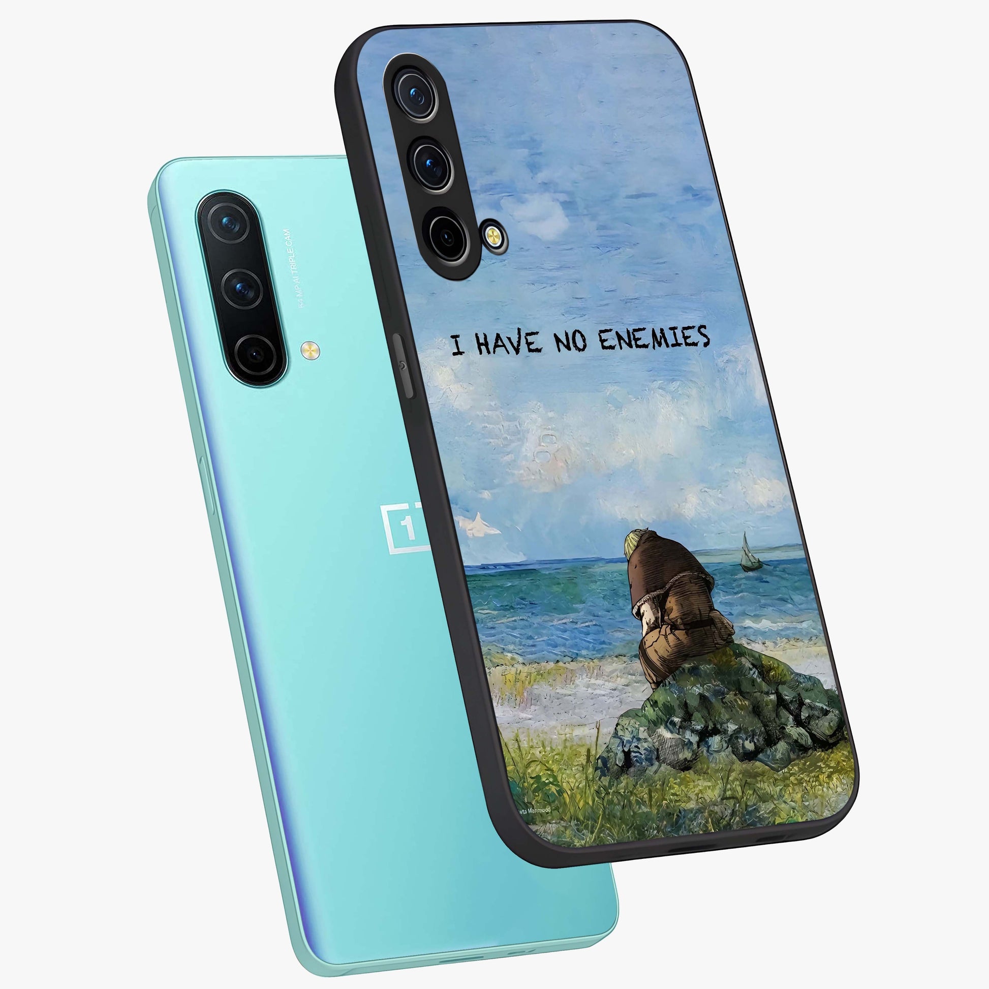 Peace Beyond War Glass Case displayed in angled mockup highlighting meaningful message design with artistic aesthetic style.