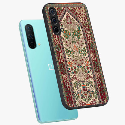 Persian Inspired Glass Case displayed in angled mockup highlighting intricate traditional design with elegant cultural aesthetic.