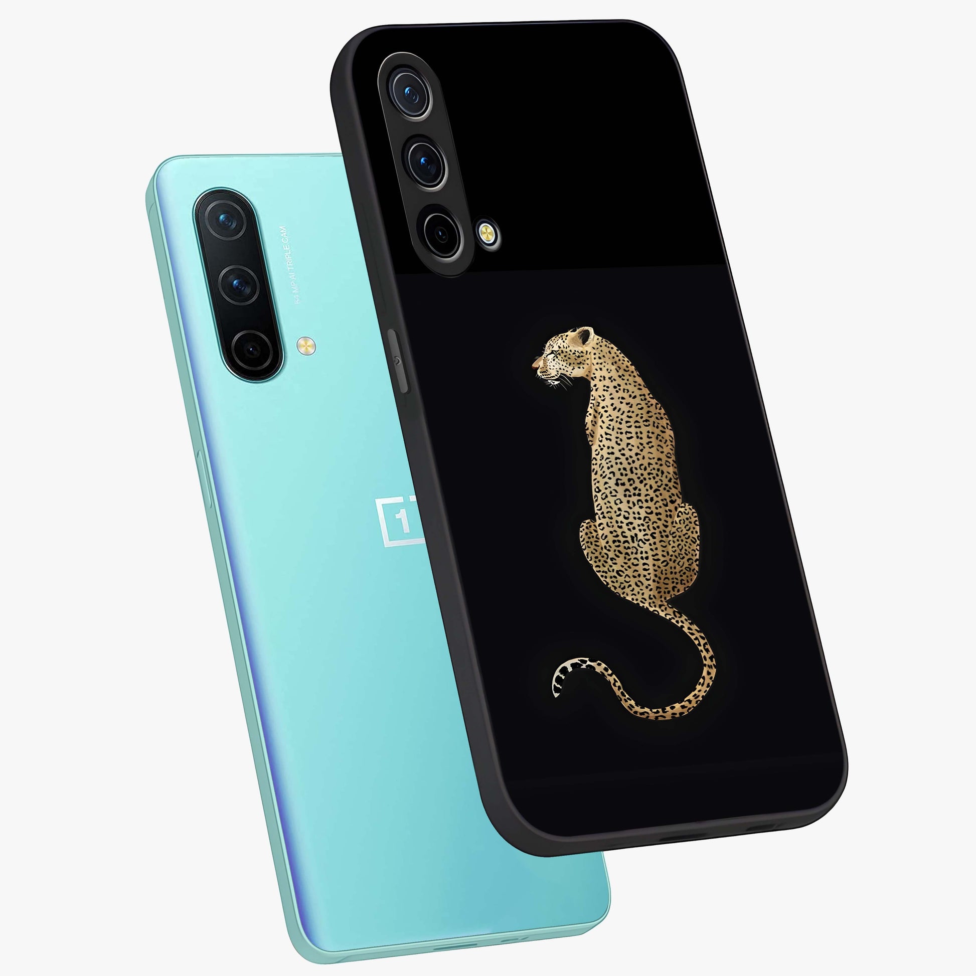 Regal Leopard Glass Case displayed in angled mockup highlighting powerful animal illustration with stylish wild aesthetic.