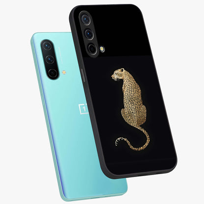 Regal Leopard Glass Case displayed in angled mockup highlighting powerful animal illustration with stylish wild aesthetic.