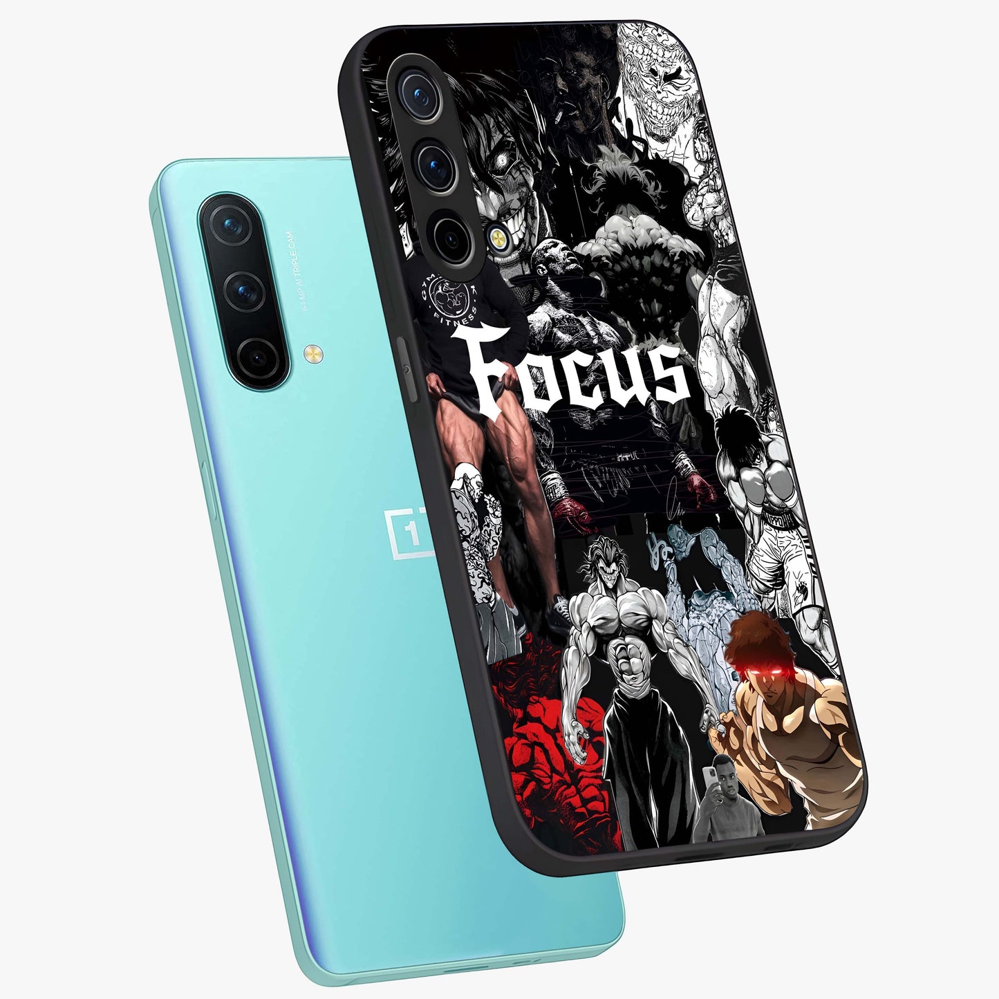 Relentless Power Focus Glass Case displayed in angled mockup highlighting bold statement design with modern aesthetic style.