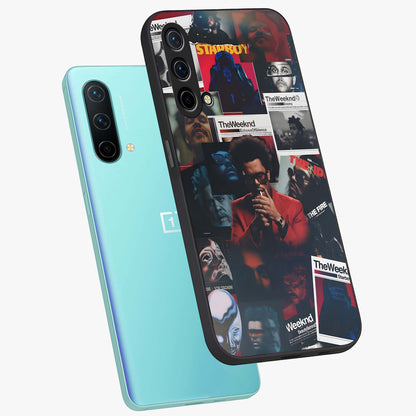 The Weeknd Glass Case displayed in angled mockup highlighting stylish pop culture inspired design with modern aesthetic.