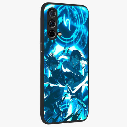 Cursed Energy Clash Glass Case upright view showcasing dramatic clash artwork with bold supernatural theme.