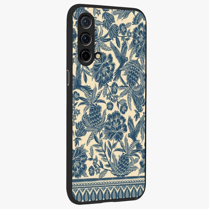 Heirloom Wild Bloom Glass Case upright view showcasing delicate wildflower artwork with timeless floral theme.