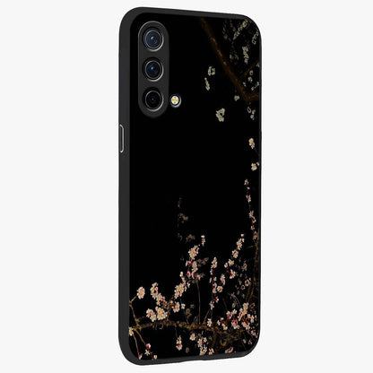 Petal Moon Light With Custom Name Glass Case upright view showcasing elegant floral moon artwork with personalized aesthetic.