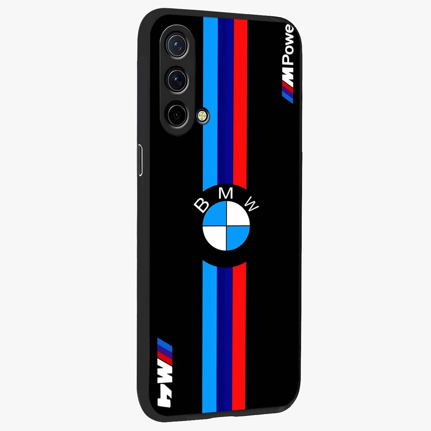 Turbo BMW Beast Glass Case upright view showcasing powerful car artwork with modern motorsport theme.