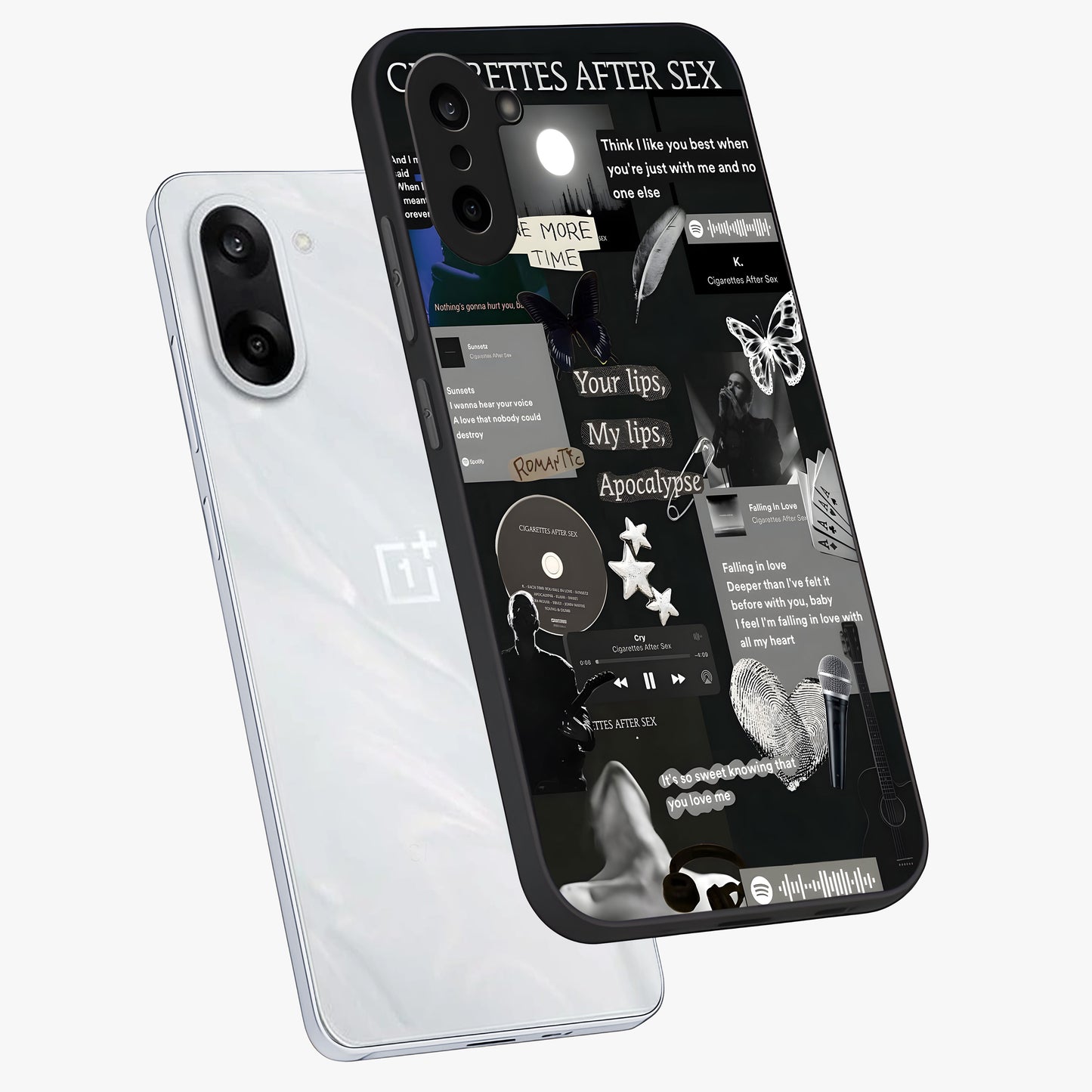 Midnight Love Echo Glass Case for OnePlus Nord CE 5 |1+Nord CE 5