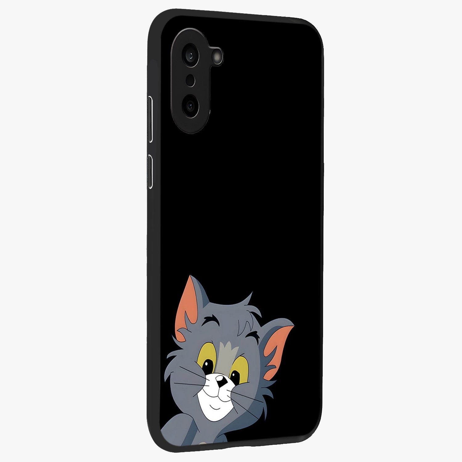 Forever Chasing Love Tom Glass Case for 1+Nord CE 5 side perspective highlighting expressive illustration and premium edges