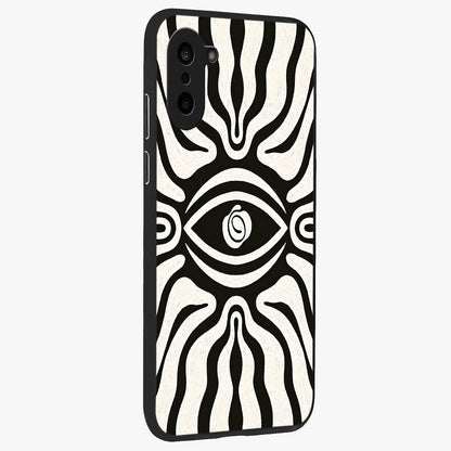 Trancewave Illusion Art Glass Case for 1+Nord CE 5 side perspective highlighting dynamic wave textures and premium edges