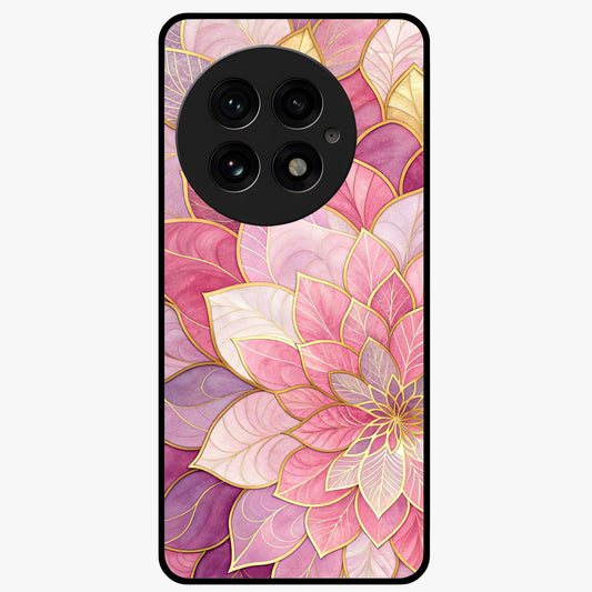 Blush Luxe Bloom Glass Case for OnePlus 13 |1+13