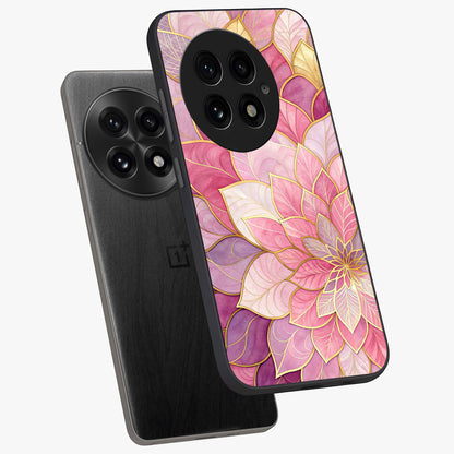 Blush Luxe Bloom Glass Case for OnePlus 13 |1+13