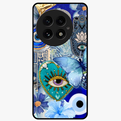 Audrey Zivan Glass Case for 1+13 stylish front view featuring bold artistic aesthetic design