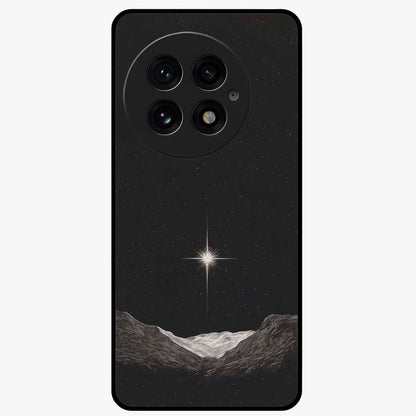 Cosmic Dream Night Glass Case for 1+13 dreamy front view featuring deep night sky artwork with glowing stars