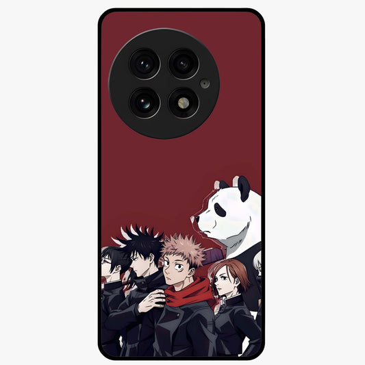 Crimson Crow Judgment Glass Case for 1+13 striking front view featuring bold crow illustration in crimson tones