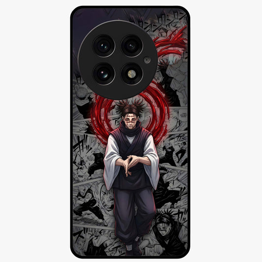 Cursed Ritual Ascension Glass Case for 1+13 dramatic front view featuring dark ritual inspired artwork