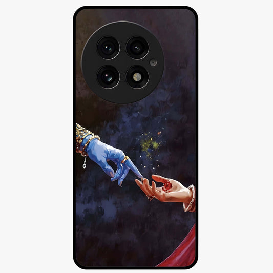 Divine Touch Eternal Glass Case for 1+13 graceful front view featuring timeless spiritual artwork
