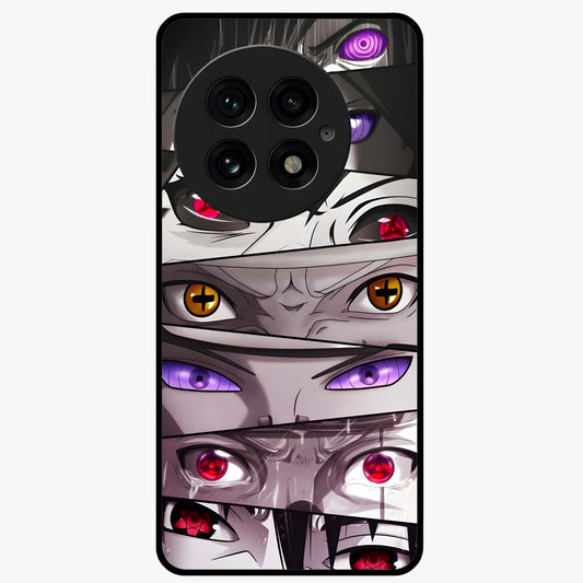 Eyes of Destiny Glass Case for 1+13 bold front view featuring mystical eye inspired artwork