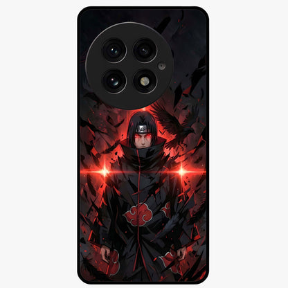 Focused Blade Discipline Glass Case for 1+13 bold front view featuring sharp blade inspired artistic artwork
