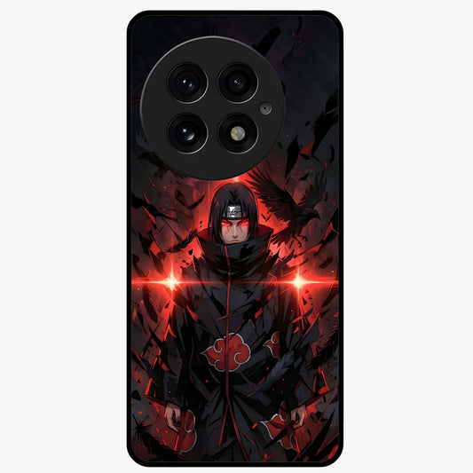 Focused Blade Discipline Glass Case for 1+13 bold front view featuring sharp blade inspired artistic artwork