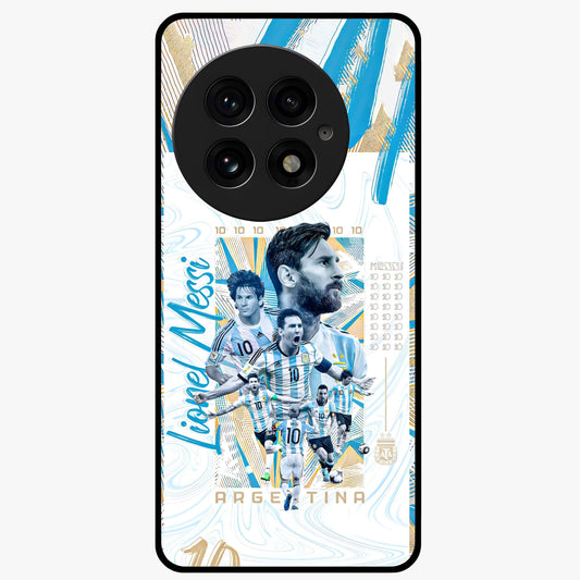 Golden Shadow Commander Glass Case for 1+13 powerful front view featuring dramatic commander themed artwork
