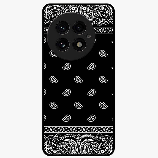 Retro Rebel Threads Glass Case for 1+13 stylish front view featuring vintage inspired graphic artwork