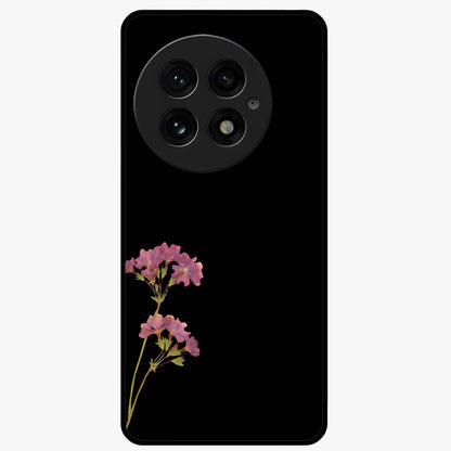 Riching Lavender Flower Glass Case for 1+13 soft front view featuring elegant lavender floral artwork