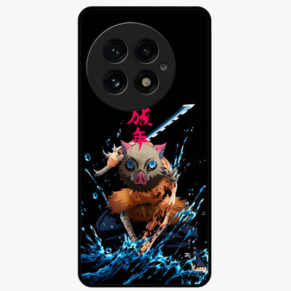 Savage Blade Warrior Glass Case for 1+13 intense front view featuring fierce warrior inspired artwork