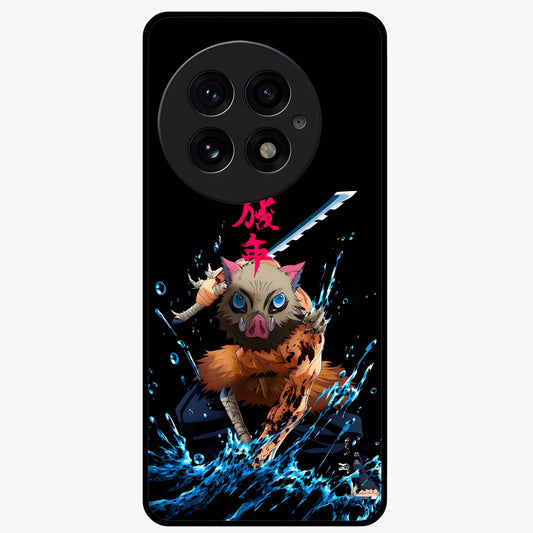 Savage Blade Warrior Glass Case for 1+13 intense front view featuring fierce warrior inspired artwork